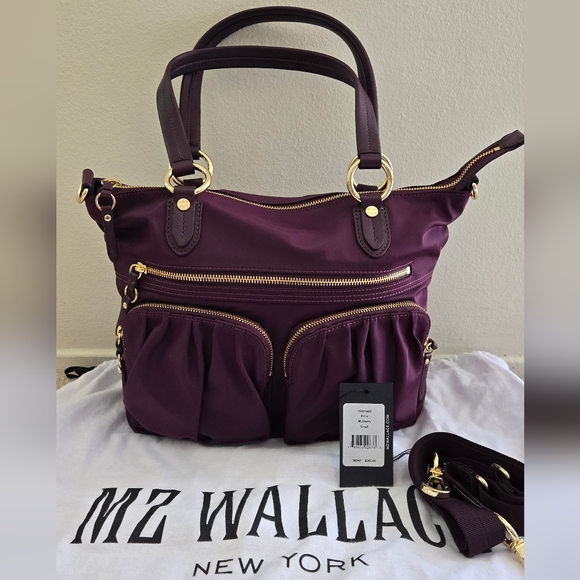 MZ Wallace Small Belle In Mulberry - New, Never Used! - Picture 2 of 10